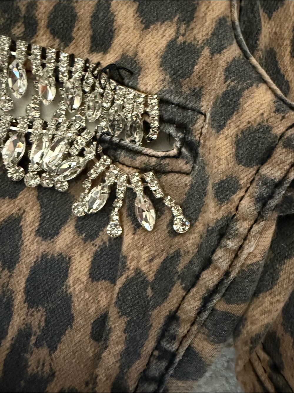 Good American Leopard Good Icon Straight - Picture 6 of 6